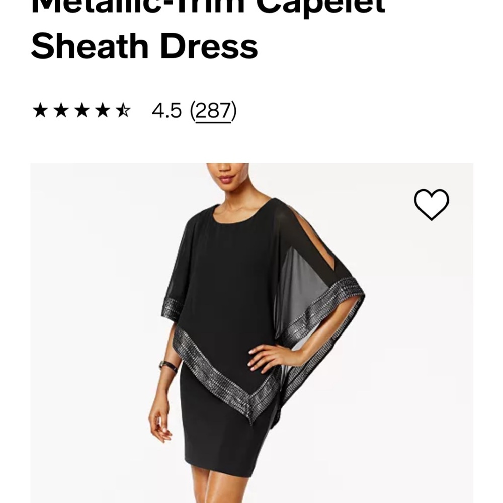 SLNY Black/silver dress size 14